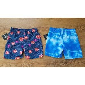 2 Pair Hurley 3T Swim Trunks, Bottoms of Swim Wear, NEW